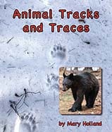While we may not often see 
animals, we can see signs 
that they’ve been there from 
footprints (tracks) to chewed 
or scratched bark, homes or 
even poop and pee (traces).