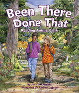 When Cole and Helena hike to 
find animals in the forest they 
don’t spot a single creature but 
they do find signs of life. Who 
had been there, who had 
done that?
