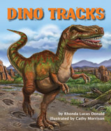Dinosaur tracks reveal a lot 
about the movement and 
other behaviors of the 
dinosaurs that left them—
this book helps you decode 
these giant footprints.
