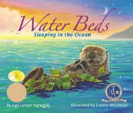 This soothing bedtime story explains 
in simple, poetic language how ten 
different marine mammals—animals 
that live in water but breathe air—
sleep in the ocean.